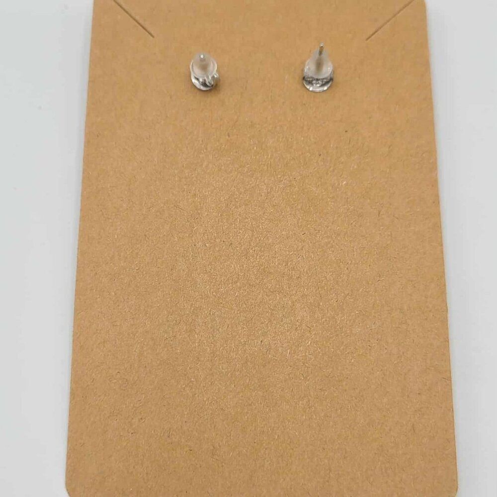 Source Unknown Pink Pearl and Diamond Stud Earrings - Picture 4 of 5